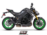SC Project S1 Titanium Matt Black Slip-On Exhaust for Kawasaki Z1100