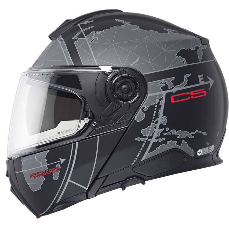 Buy Schuberth C5 Globe Black Helmet Online in India – superbikestore