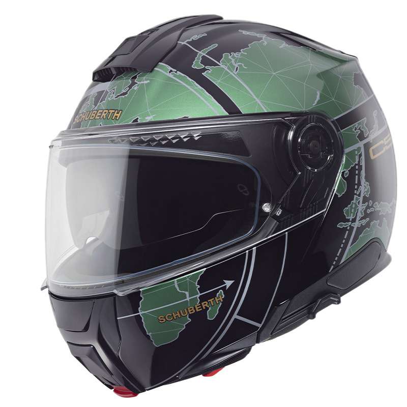buy schuberth helmets online india Buy Schuberth C5 Globe Green Helmet Online in India – superbikestore