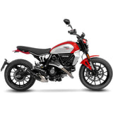 LeoVince LV-10 Black Edition Slip-On Exhaust For Ducati Scrambler Icon
