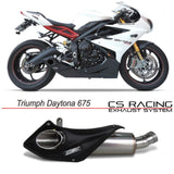 CS Racing Slip-On Exhaust for Triumph Daytona 675 2013-18