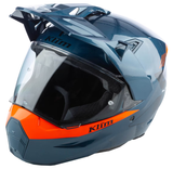 Klim X1 Alpha Helmet - Gloss Concept Petrol - Strike Orange