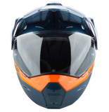 Klim X1 Alpha Helmet - Gloss Concept Petrol - Strike Orange