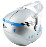 Klim X1 Alpha Helmet - Gloss Concept High-Rise - Electric Blue Lemonade