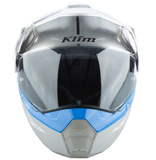 Klim X1 Alpha Helmet - Gloss Concept High-Rise - Electric Blue Lemonade
