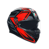 AGV K3 Compound Black/Red Helmet