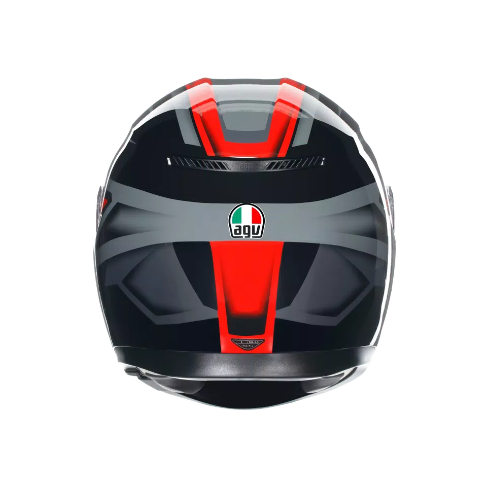 Buy AGV K3 Compound Black/Red Helmet Online in India – superbikestore