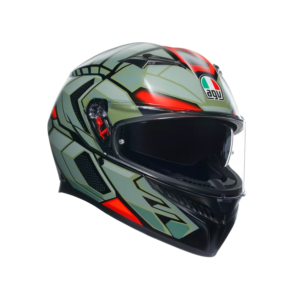 agv k3 helmet price in kerala Buy AGV K3 Decept Matt Black/Green/Red Helmet Online in India – superbikestore