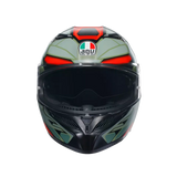 AGV K3 Decept Matt Black/Green/Red Helmet