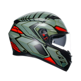 AGV K3 Decept Matt Black/Green/Red Helmet