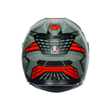 AGV K3 Decept Matt Black/Green/Red Helmet