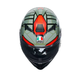 AGV K3 Decept Matt Black/Green/Red Helmet