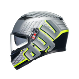 AGV K3 Fortify Grey/Black/Yellow Fluo Helmet
