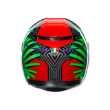 AGV K3 DOT(E2206) - KAMALEON HELMET - BLACK/RED/GREEN