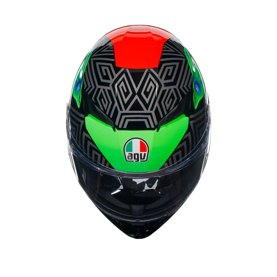 agv k3 india Buy AGV K3 Kamaleon Black/Red/Green Helmet Online in India – superbikestore