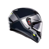 AGV K3 Shade Grey/Yellow Fluo Helmet