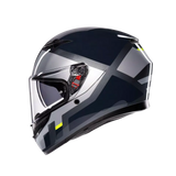 AGV K3 Shade Grey/Yellow Fluo Helmet
