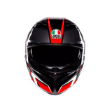 AGV K3 Striga Black/Grey/Red Helmet