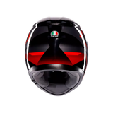 AGV K3 Striga Black/Grey/Red Helmet