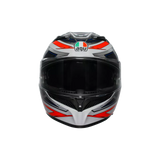 AGV K3 Space Matt White/Red Fluo Helmet