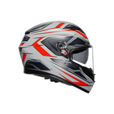 AGV K3 Space Matt White/Red Fluo Helmet