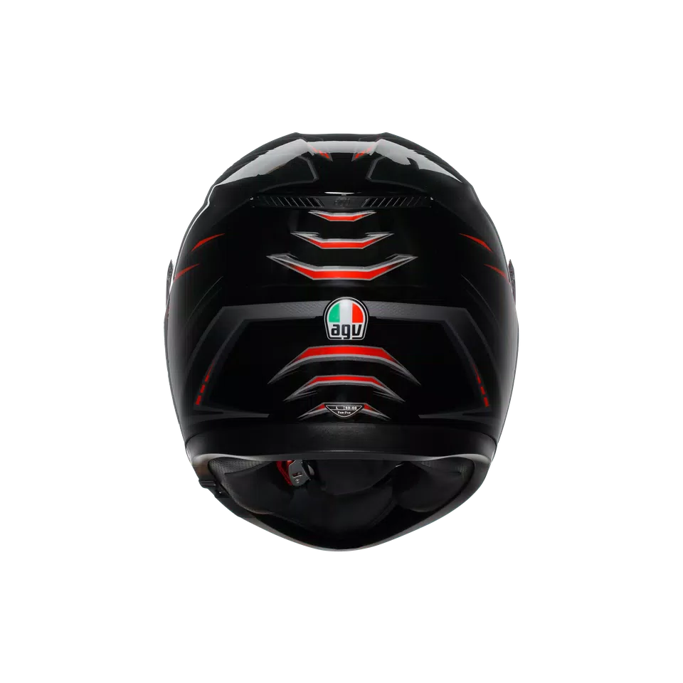 Buy AGV K3 Syth Black/Red Helmet Online in India – superbikestore
