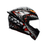 AGV K1 S Lyzard Matt Black/Grey/Red Helmet
