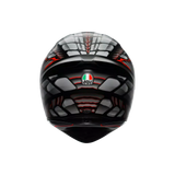 AGV K1 S Lyzard Matt Black/Grey/Red Helmet