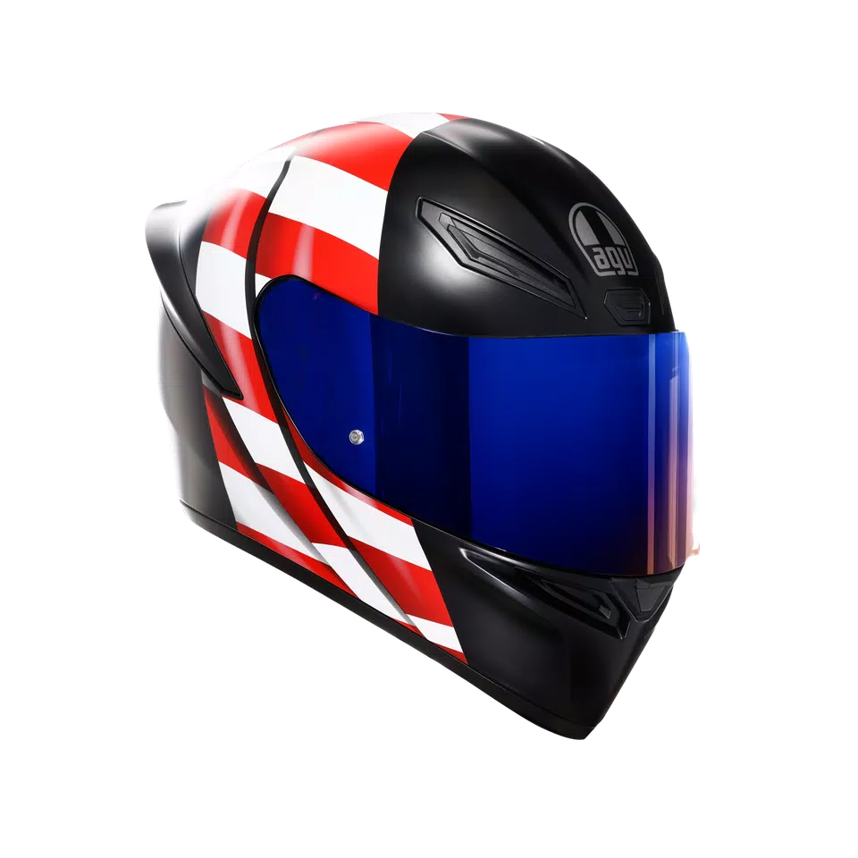 agv k1 online india Buy AGV K1 S US Flag Matt Black/Red/Blue Helmet Online in India – superbikestore