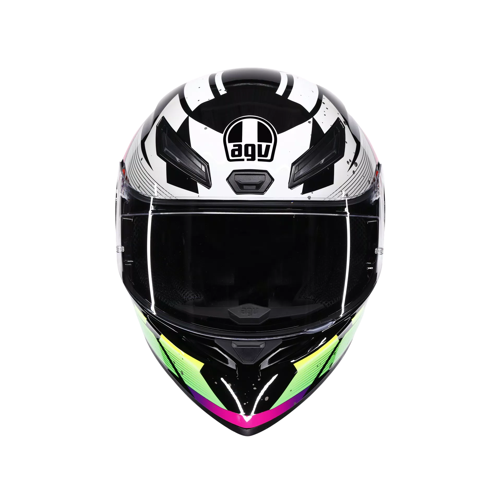 Buy AGV K1 S Punkpulse Black/Purple/Lime Helmet Online in India – superbikestore