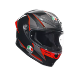 AGV K6 S Slashcut Black/Grey/Red Helmet