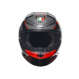 AGV K6 S Slashcut Black/Grey/Red Helmet