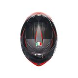 AGV K6 S Slashcut Black/Grey/Red Helmet