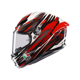AGV K6 S Reeval White/Red/Grey Helmet