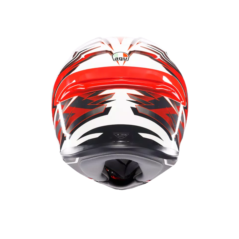 Buy AGV K6 S Reeval White/Red/Grey Helmet Online in India – superbikestore