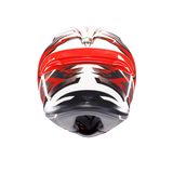 AGV K6 S Reeval White/Red/Grey Helmet