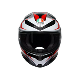 AGV K6 S Karve Matt Black/White/Red Helmet