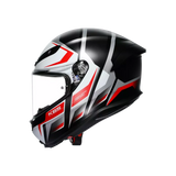 AGV K6 S Karve Matt Black/White/Red Helmet