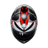 AGV K6 S Karve Matt Black/White/Red Helmet