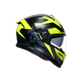 AGV K7 MPLK Glimpse Matt Black/Yellow Fluo Helmet