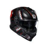 AGV K7 MPLK Kyber Matt Black/Red Helmet