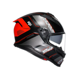 AGV K7 MPLK Kyber Matt Black/Red Helmet
