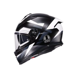 AGV K7 MPLK Glimpse Matt Black/White Helmet