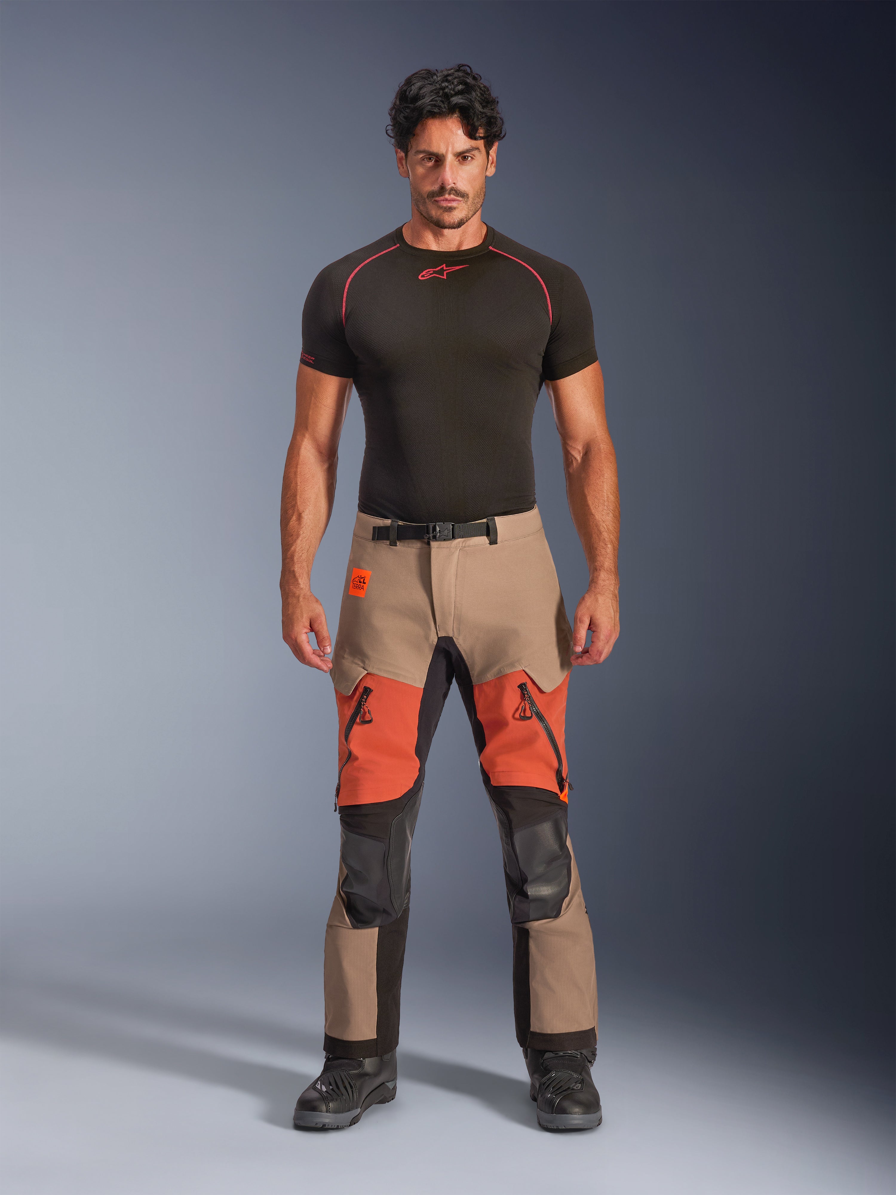 Alpinestars Harok Pro DS XF Laminated Pants Walnut Rust/Black