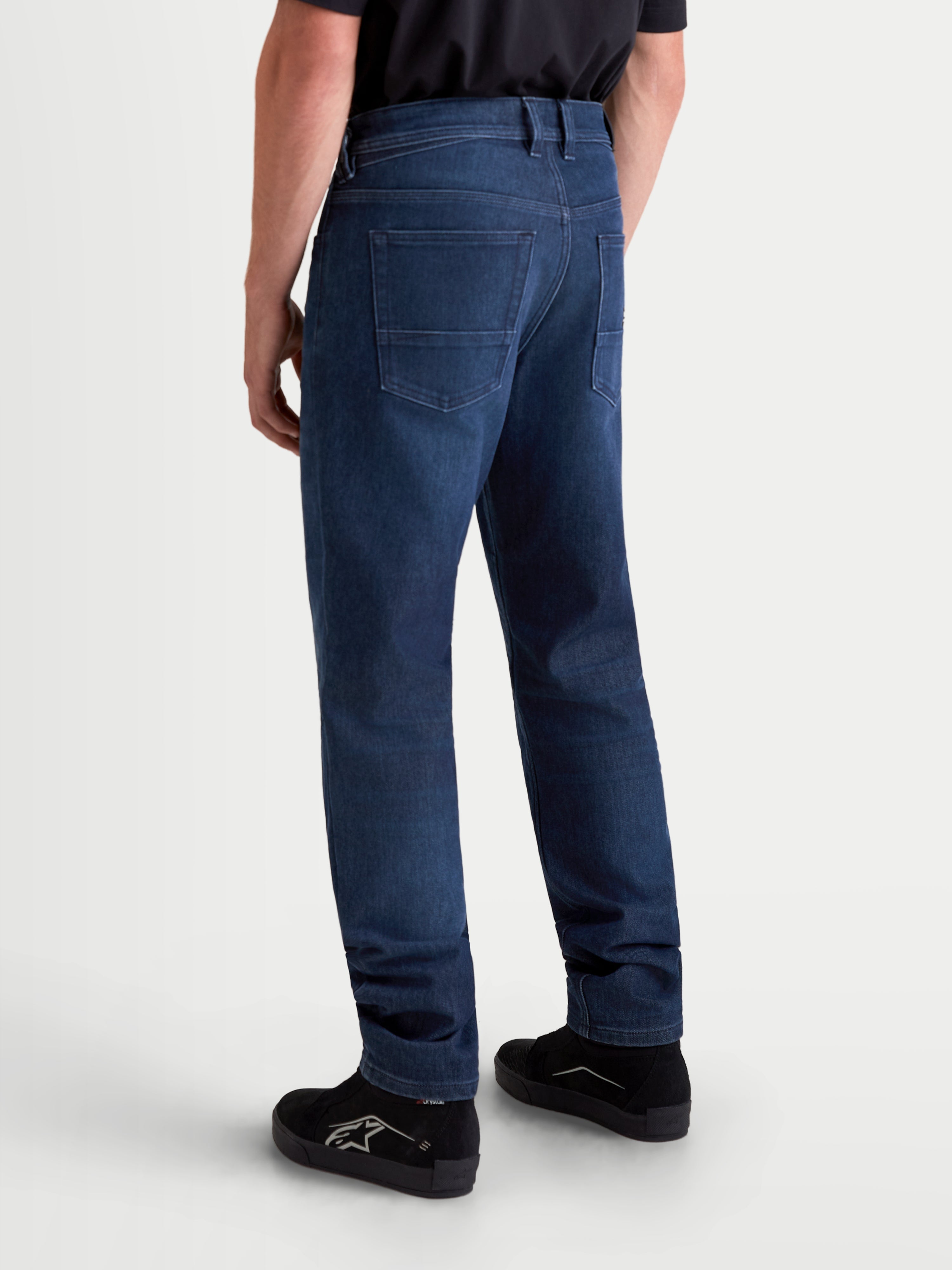 Alpinestars Flex-AST 10 Tough Max Denim Pants (Short Leg) Dark Blue