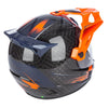 Klim Krios Pro Helmet - Echo Gloss Black - Striking Orange - Petrol