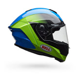 Bell Race Star DLX Flex Helmet - Corsa Gloss Blue/Flo Green