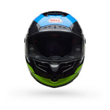 Bell Race Star DLX Flex Helmet - Corsa Gloss Blue/Flo Green