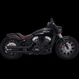 Vance and Hines Twin Slash 3″ Slip-On Exhaust for Indian Scout Bobber