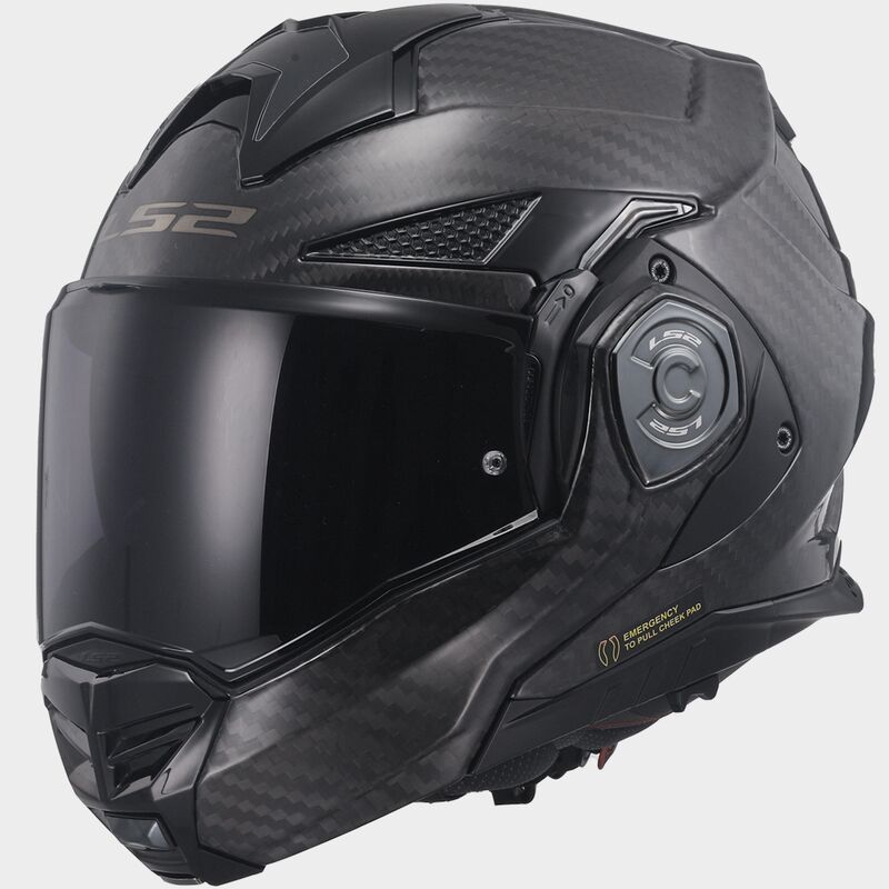 LS2 FF901 Advant X Solid Carbon Helmet - Main Image
